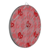 Lollipop-Hahnentrittmuster Dartscheibe (Vorderseite Links)