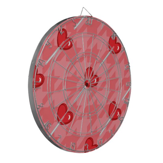 Lollipop-Hahnentrittmuster Dartscheibe (Vorderseite Links)