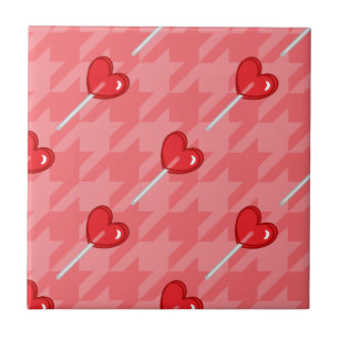 Lollipop-Hahnentrittmuster Fliese