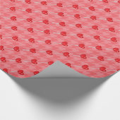 Lollipop-Hahnentrittmuster Geschenkpapier (Ecke)