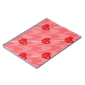 Lollipop-Hahnentrittmuster Notizblock (Linke Seite)