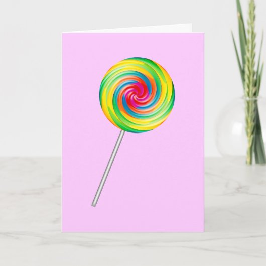 Lollipop Karte (Vorderseite)