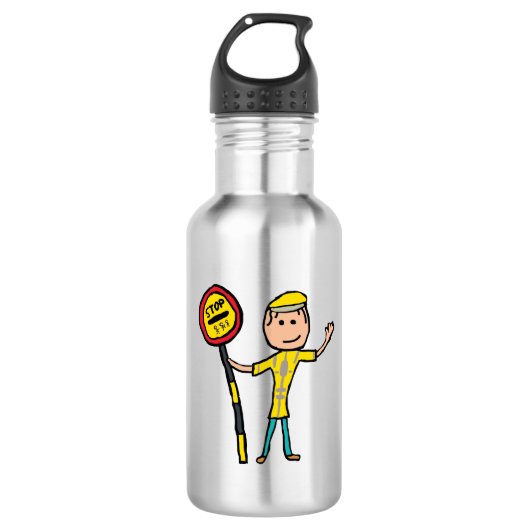 Lollipop Lady Edelstahlflasche (Vorderseite)