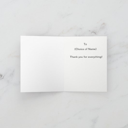 Lollipop Lady or Man Danke! Dankeskarte (Innenseite)