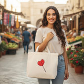 Lollipop Large Tote Bag Mini Stoffbeutel