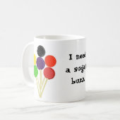 Lollipop-Leckereien Kaffeetasse (Vorderseite Links)