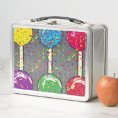 Lollipop-Liebe Metall Brotdose (Beispiel)