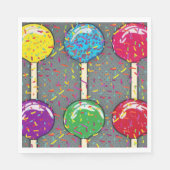 Lollipop-Liebe Serviette (Vorderseite)