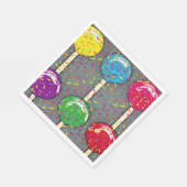 Lollipop-Liebe Serviette (Ecke)