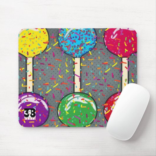 Lollipop Love Mousepad (Mit Mouse)