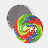 Lollipop Magnet (Vorderseite/Rückseite)