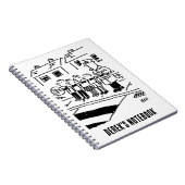 Lollipop Man benutzt Lollipop als Restraining Barr Notizblock (Rechte Seite)