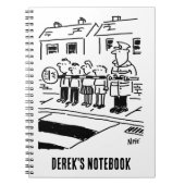 Lollipop Man benutzt Lollipop als Restraining Barr Notizblock (Vorderseite)