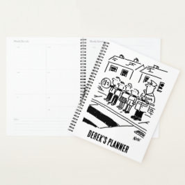 Lollipop Man benutzt Lollipop als Restraining Barr Planer