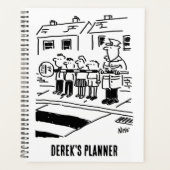 Lollipop Man benutzt Lollipop als Restraining Barr Planer (Vorderseite)