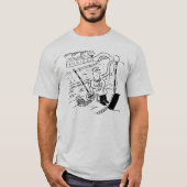 Lollipop Man fischen mit seinem Lollipop T-Shirt (Vorderseite)