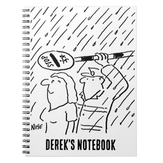 Lollipop Man ist Chivalrous Notizblock (Vorderseite)