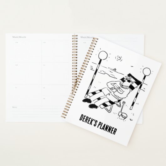 Lollipop Man ist Sonnenbaden. Surreal Planner Planer (Anzeige)