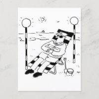 Lollipop Man ist Sonnenbaden. Surreal