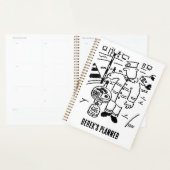 Lollipop Man kocht sein Frühstück. Funny Planer (Anzeige)