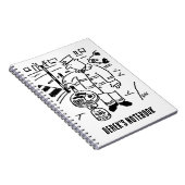 Lollipop Man kocht sein Frühstück Notizblock (Rechte Seite)