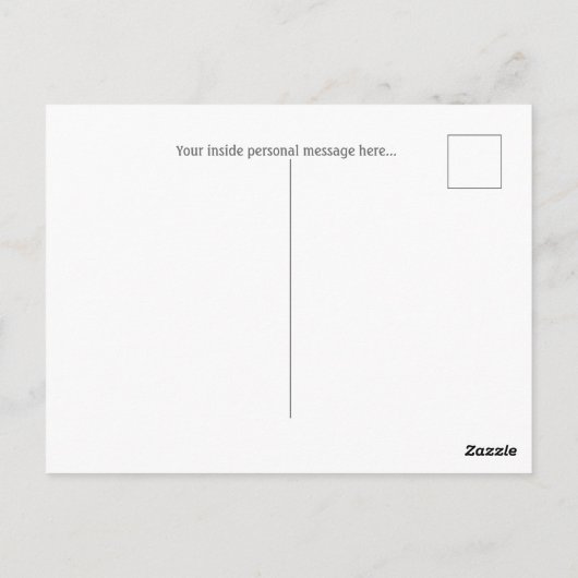 Lollipop Man kocht sein Frühstück Postkarte (Rückseite)