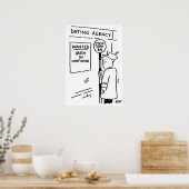 Lollipop Man liest ein Verabredet Agency-Poster Poster (Küche)