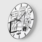 Lollipop Man & Lollipop Lady Karaoke Große Wanduhr (Winkel)