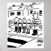 Lollipop Man nutzt Lollipop, um eine Barriere zu m Poster (Vorne)