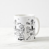 Lollipop Man nutzt Lollipops um Scarecrow zu mache Kaffeetasse (VorderseiteRechts)