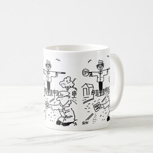 Lollipop Man nutzt Lollipops um Scarecrow zu mache Kaffeetasse (VorderseiteRechts)