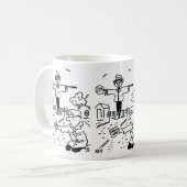 Lollipop Man nutzt Lollipops um Scarecrow zu mache Kaffeetasse (Vorderseite Links)