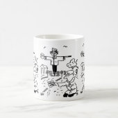 Lollipop Man nutzt Lollipops um Scarecrow zu mache Kaffeetasse (Mittel)