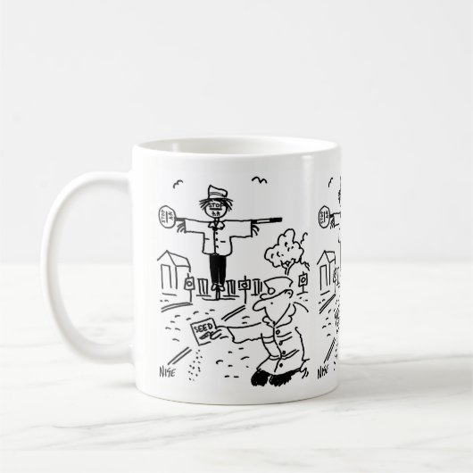 Lollipop Man nutzt Lollipops um Scarecrow zu mache Kaffeetasse (Links)