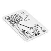 Lollipop Man rettet einen Ball in einem Baum. Funn Magnet (Rechte Seite)