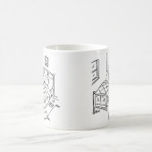 Lollipop Man schläft mit seinem Lollipop Kaffeetasse (Mittel)