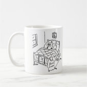 Lollipop Man schläft mit seinem Lollipop Kaffeetasse (Links)