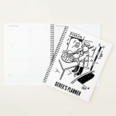 Lollipop Man schneidet Pizza Planner Planer (Anzeige)