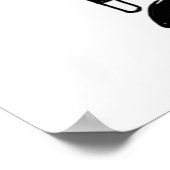 Lollipop Man Sunbaden in einer surrealen Illustrat Poster (Ecke)