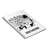 Lollipop Man wird mit Ehrenwache verheiratet Notizblock (Rechte Seite)