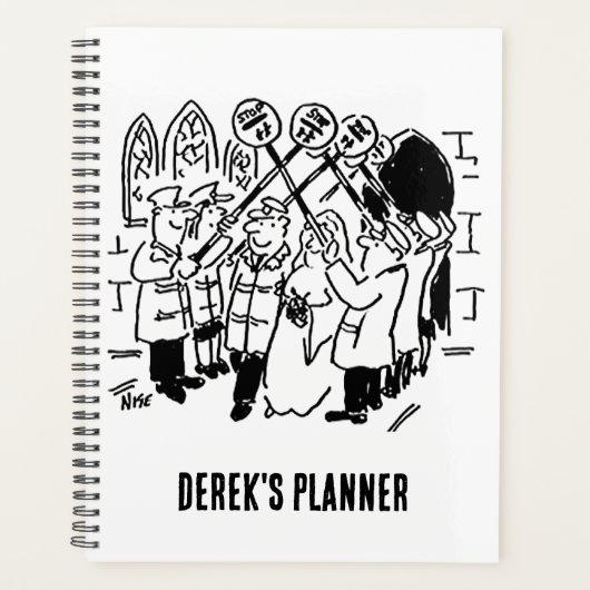 Lollipop Man wird mit Ehrenwache verheiratet Planer (Vorderseite)