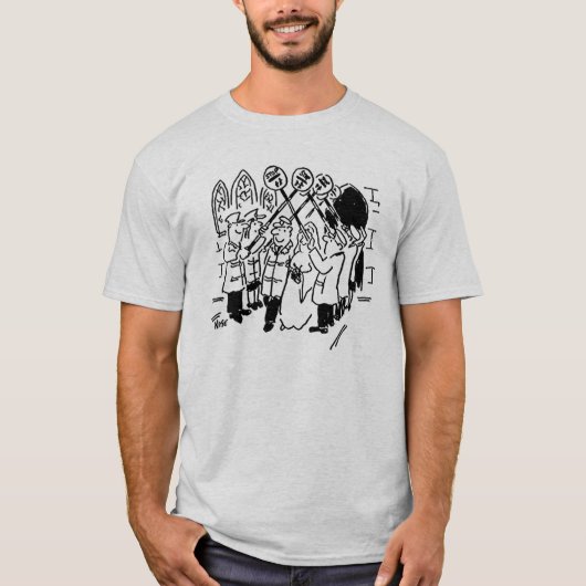 Lollipop Man wird verheiratet T-Shirt (Vorderseite)