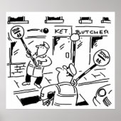 Lollipop Men spielen Tennis Poster (Vorne)