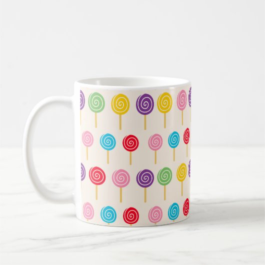 Lollipop-Muster Kaffeetasse (Links)