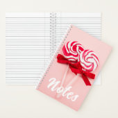 Lollipop Niedlich Pink Notizblock (Innen)