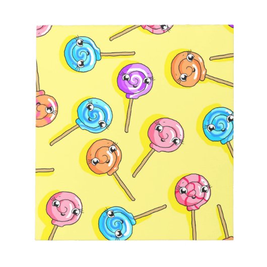 Lollipop Notizblock (Vorderseite)