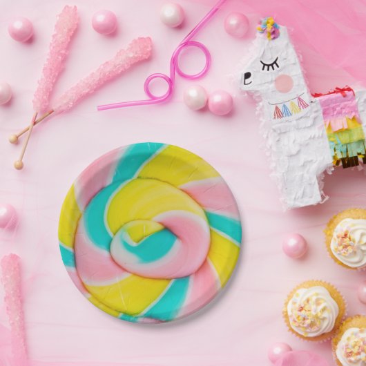 Lollipop-Paper-Teller Pappteller (Party)