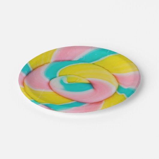 Lollipop-Paper-Teller Pappteller (Schrägansicht)