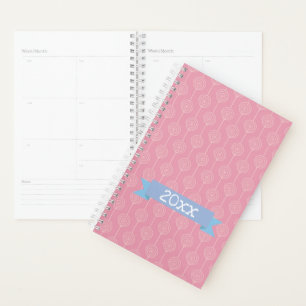 Lollipop Pink mit benutzerdefiniertem Jahr Planer