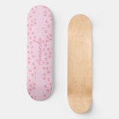 Lollipop Pink Skateboard für sie (Vorderseite)